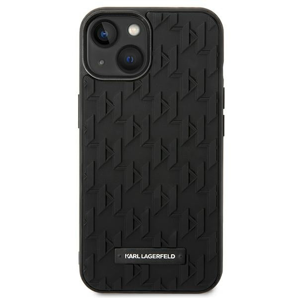 Karl Lagerfeld 3D Monogram Case for iPhone 14 Plus - Black