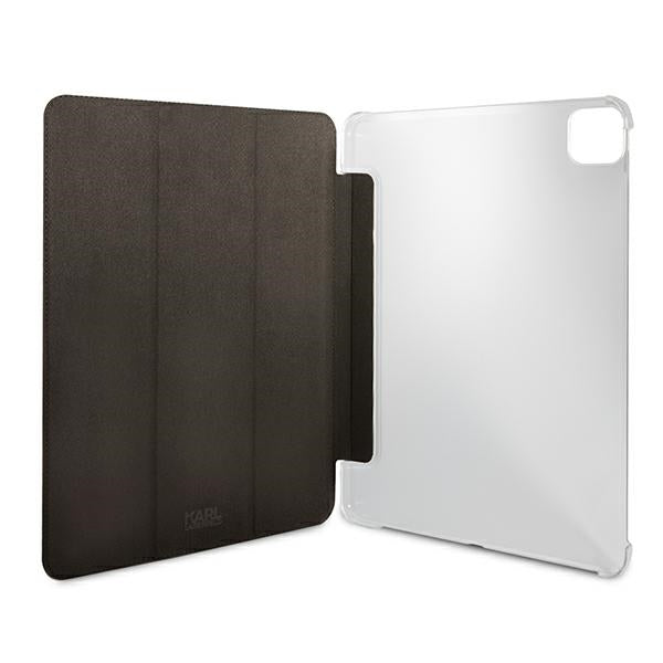 Karl Lagerfeld Saffiano Ikonic Karl Case for iPad 11" Pro 2021 - Black