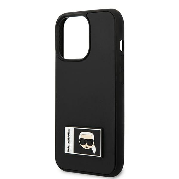 Karl Lagerfeld Ikonik Patch Case for iPhone 13 Pro / iPhone 13 - Black