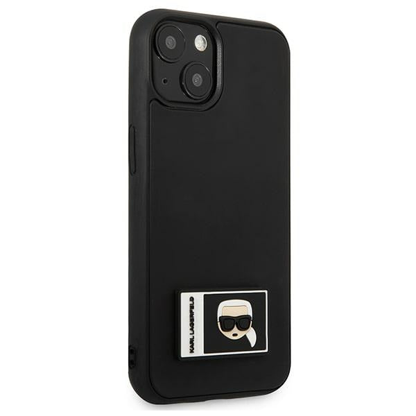 Karl Lagerfeld Ikonik Patch Case for iPhone 13 - Black