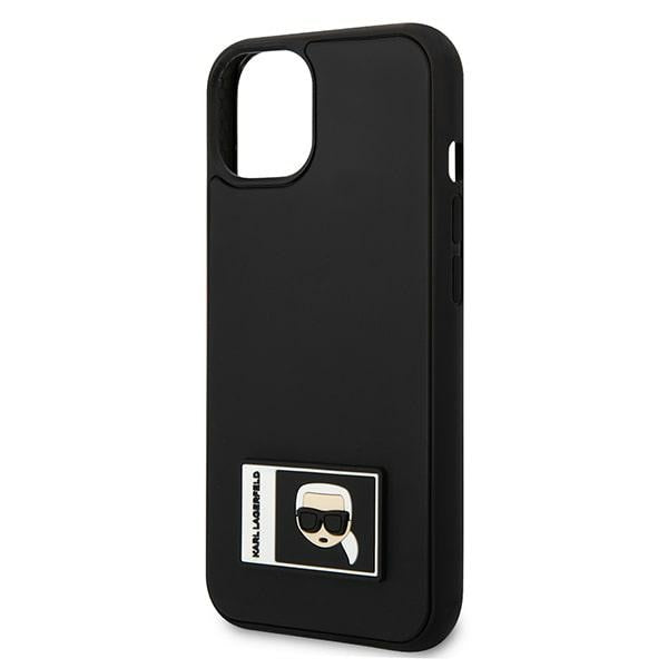 Karl Lagerfeld Ikonik Patch Case for iPhone 13 - Black