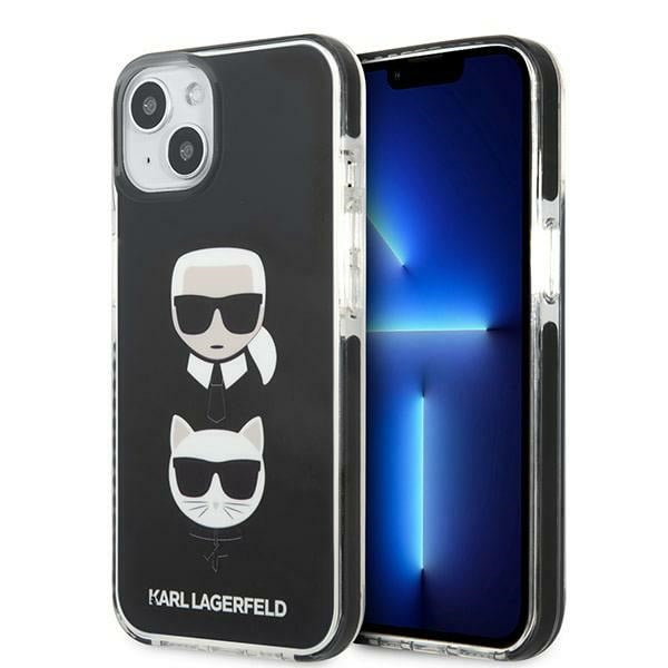 Karl Lagerfeld Karl&amp;Choupette Head Case for iPhone 13 - Black