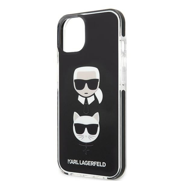 Karl Lagerfeld Karl&amp;Choupette Head Case for iPhone 13 - Black