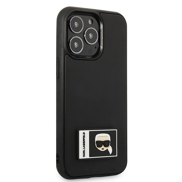 Karl Lagerfeld Ikonik Patch Case for iPhone 13 Pro Max - Black