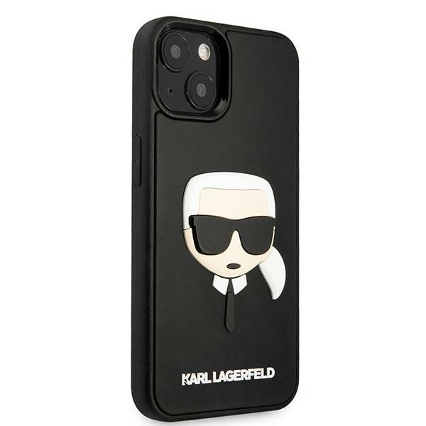 Karl Lagerfeld KLHCP14MKH3DBK iPhone 14 Plus 6.7 "black / black hardcase 3D Rubber Karl's Head