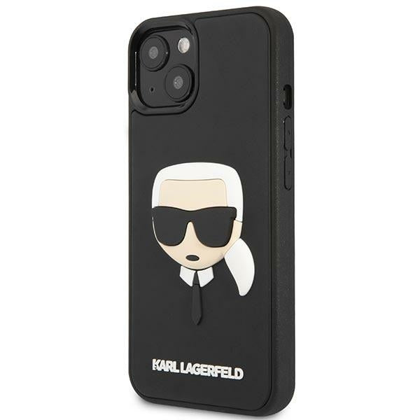 Karl Lagerfeld KLHCP14MKH3DBK iPhone 14 Plus 6.7 "black / black hardcase 3D Rubber Karl's Head