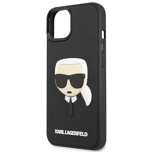 Karl Lagerfeld KLHCP14MKH3DBK iPhone 14 Plus 6.7 "black / black hardcase 3D Rubber Karl's Head