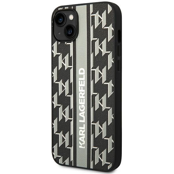 Karl Lagerfeld KLHCP14SPGKLSKG iPhone 14 6.1 "hardcase gray / gray Monogram Stripe