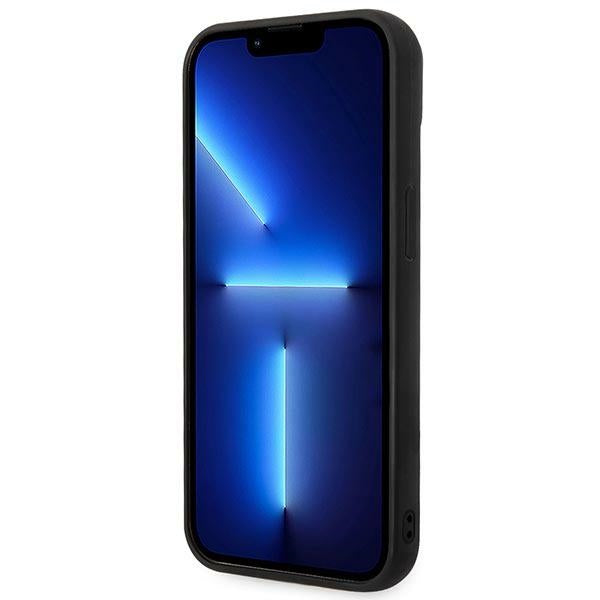 Karl Lagerfeld Puffy Elongated Logo iPhone 14 Case - Black