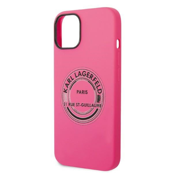 Karl Lagerfeld KLHCP14MSRSGRCF iPhone 14 Plus 6.7 "hardcase pink / pink Silicone RSG