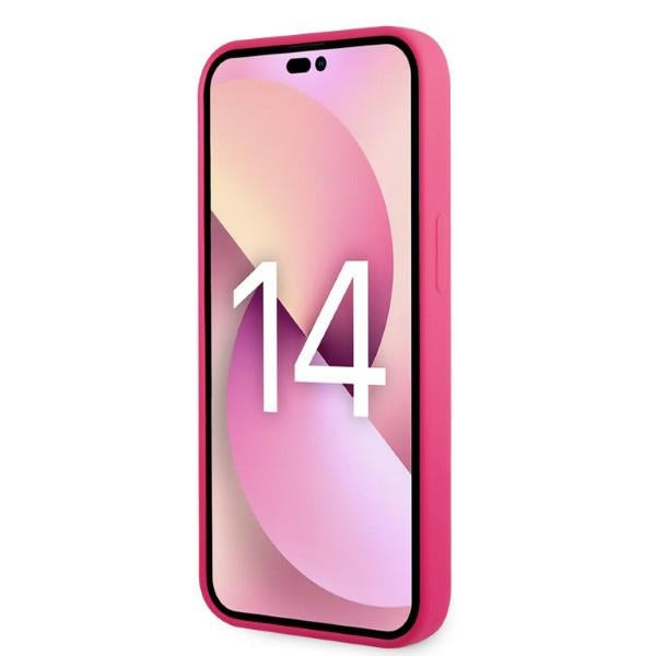 Karl Lagerfeld KLHCP14MSRSGRCF iPhone 14 Plus 6.7 "hardcase pink / pink Silicone RSG