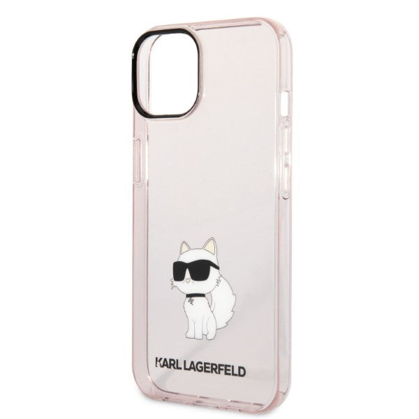 Karl Lagerfeld KLHCP14MHNCHTCP iPhone 14 Plus 6.7" pink/pink hardcase Ikonik Choupette