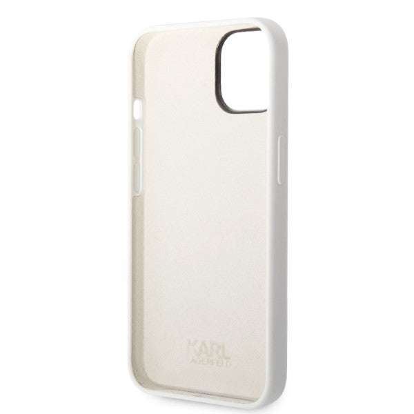 Karl Lagerfeld Silicone Choupette case for iPhone 14 Plus - white