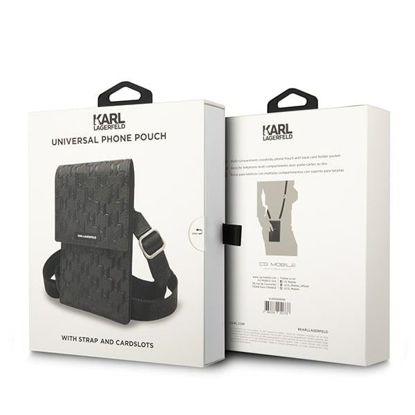 Karl Lagerfeld Handbag KLWBSAMSMK black/black Monogram Plate