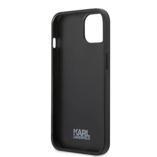 Karl Lagerfeld KLHCP13LPMNIKBK iPhone 13 Pro / 13 6.1" hardcase black/black Monogram Ikonik Patch