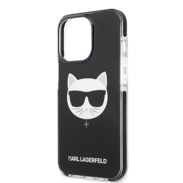 Karl Lagerfeld KLHCP13LTPECK iPhone 13 Pro / 13 6.1" hardcase black/black Choupette Head