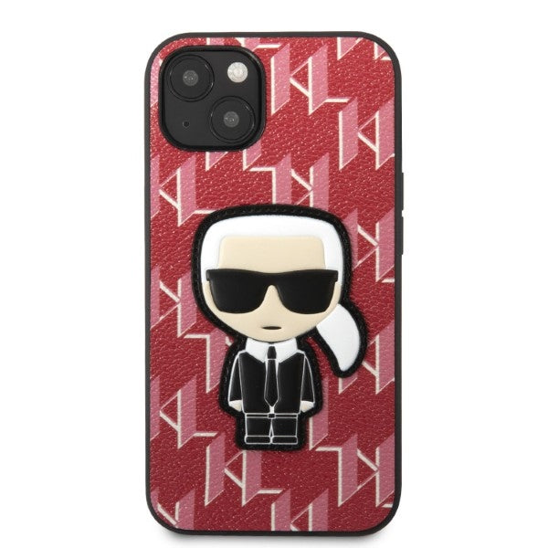 Karl Lagerfeld KLHCP13SPMNIKPI iPhone 13 mini 5.4&quot; hardcase red/red Monogram Ikonik Patch