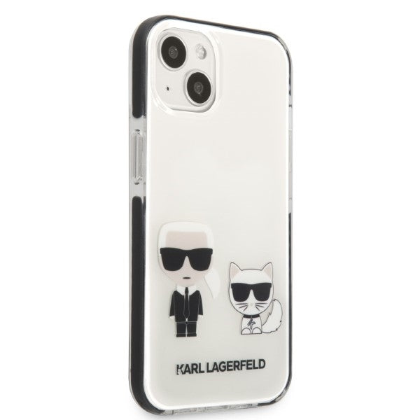 Karl Lagerfeld KLHCP13STPEKCW iPhone 13 mini 5.4" hardcase white/white Karl&amp;Choupette