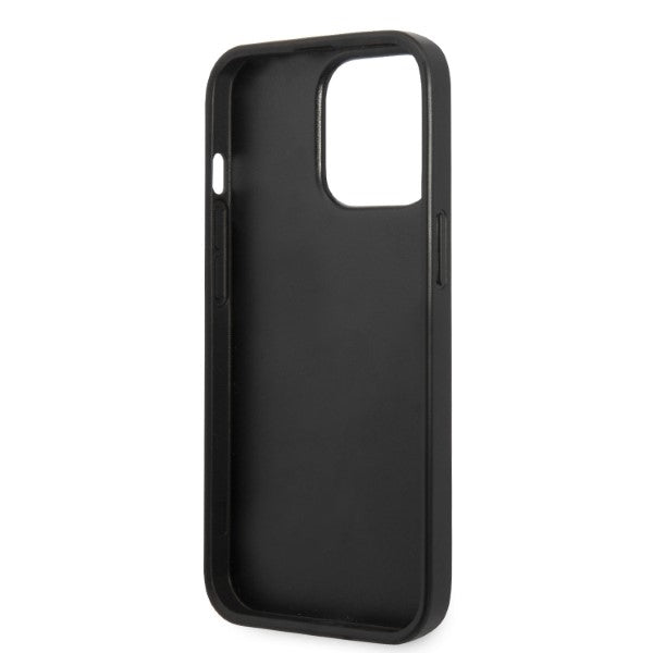 Karl Lagerfeld KLHCP13XSFMP2K iPhone 13 Pro Max 6.7" hardcase black/black Saffiano Plaque