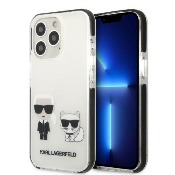 Karl Lagerfeld KLHCP13XTPEKCW iPhone 13 Pro Max 6.7" hardcase white/white Karl&amp;Choupette