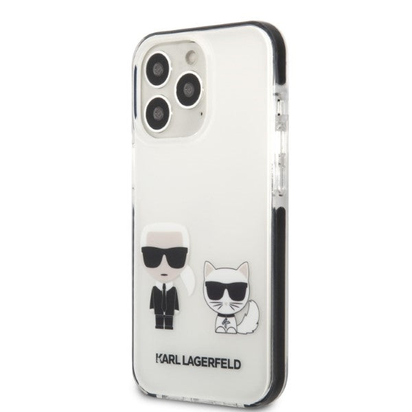 Karl Lagerfeld KLHCP13XTPEKCW iPhone 13 Pro Max 6.7" hardcase white/white Karl&amp;Choupette