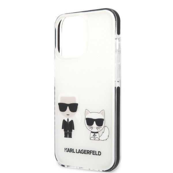 Karl Lagerfeld KLHCP13XTPEKCW iPhone 13 Pro Max 6.7" hardcase white/white Karl&amp;Choupette