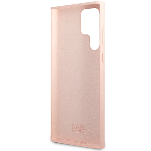 Karl Lagerfeld KLHCS23LSNCHBCP S23 Ultra S918 hardcase pink/pink Silicone Choupette