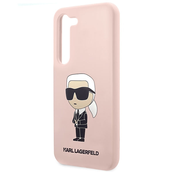 Karl Lagerfeld KLHCS23MSNIKBCP S23+ S916 hardcase pink/pink Silicone Ikonik