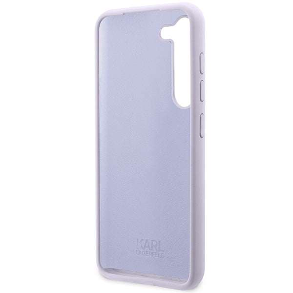 Karl Lagerfeld KLHCS23MSNIKBCU S23+ S916 hardcase purple/purple Silicone Ikonik
