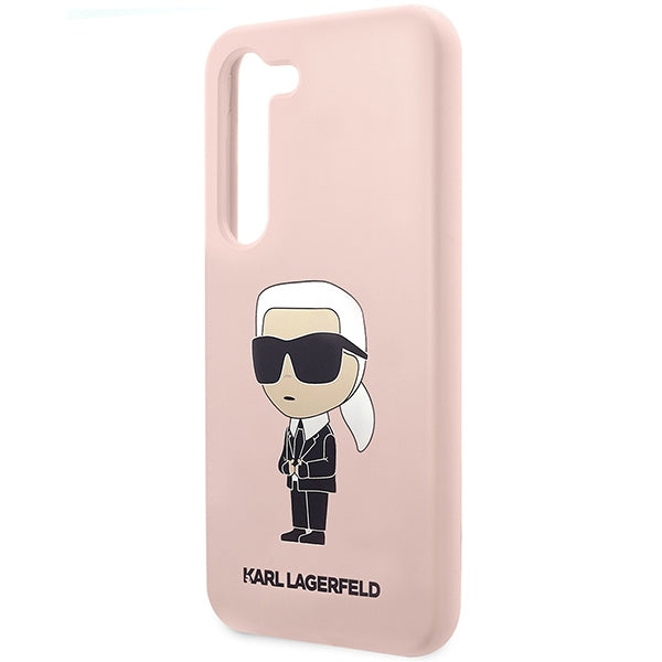 Karl Lagerfeld KLHCS23SSNIKBCP S23 S911 hardcase pink/pink Silicone Ikonik