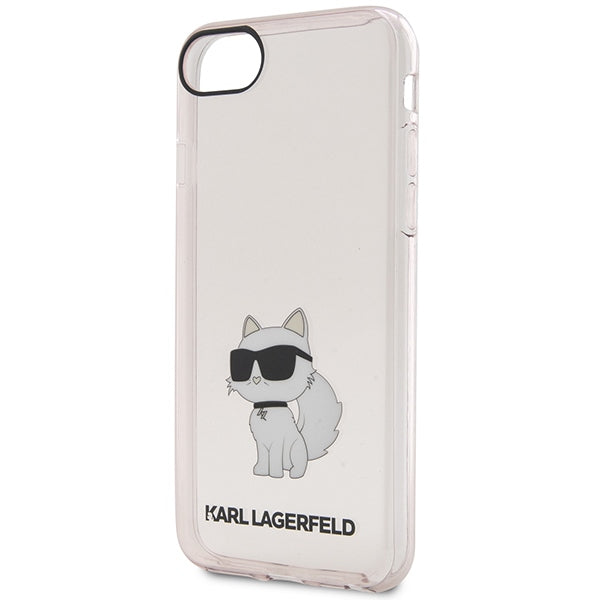 Karl Lagerfeld KLHCI8HNCHTCP iPhone 7/8/ SE 2020 / SE 2022 pink/pink hardcase Ikonik Choupette