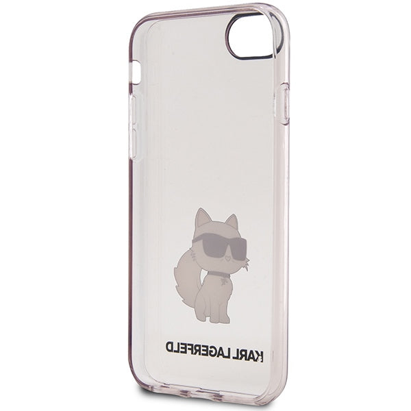 Karl Lagerfeld KLHCI8HNCHTCP iPhone 7/8/ SE 2020 / SE 2022 pink/pink hardcase Ikonik Choupette