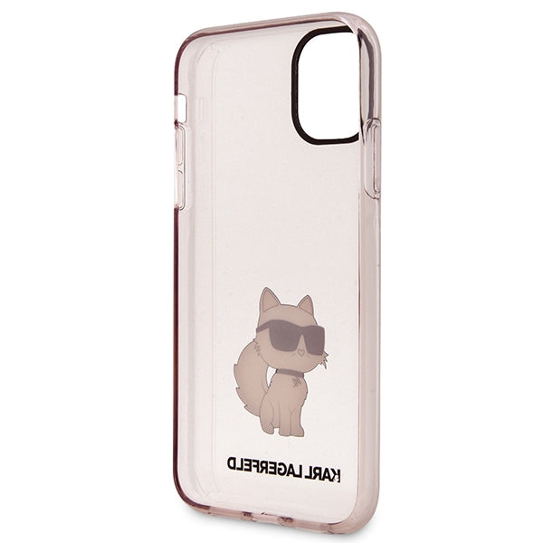Karl Lagerfeld KLHCN61HNCHTCP iPhone 11 / Xr 6.1" pink/pink hardcase Ikonik Choupette