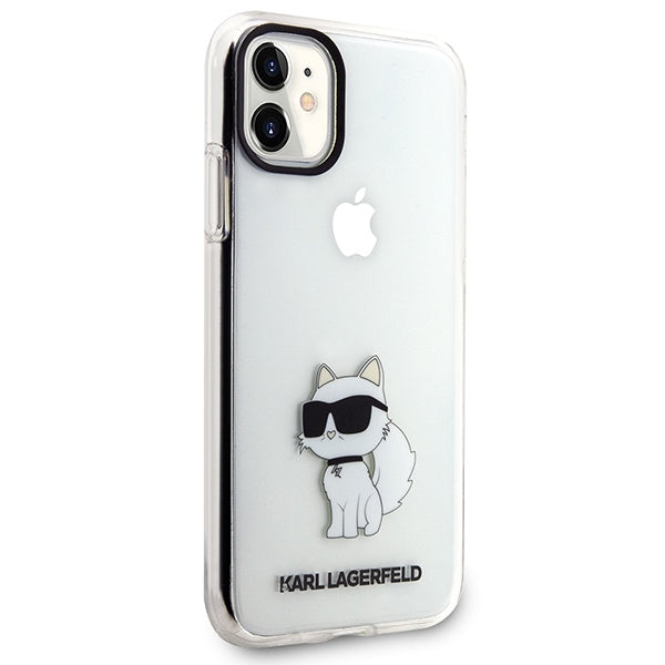 Karl Lagerfeld Ikonik Choupette Case for iPhone 11 / Xr - Transparent