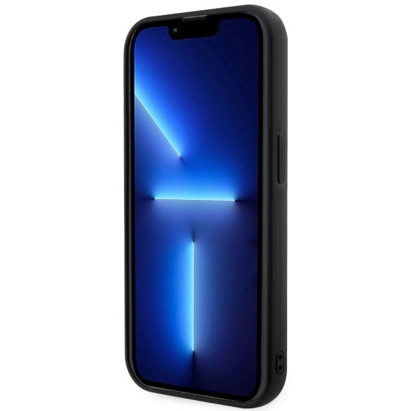 Karl Lagerfeld KLHCP14X3DRKINK iPhone 14 Pro Max 6.7" black/black hardcase Rubber Ikonik 3D