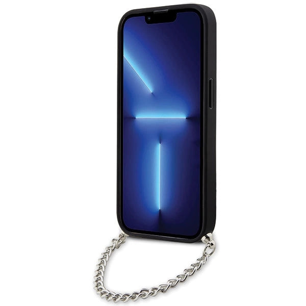 Karl Lagerfeld KLHCP14XSACKLHPG iPhone 14 Pro Max 6.7" silver/silver hardcase Saffiano Monogram Chain