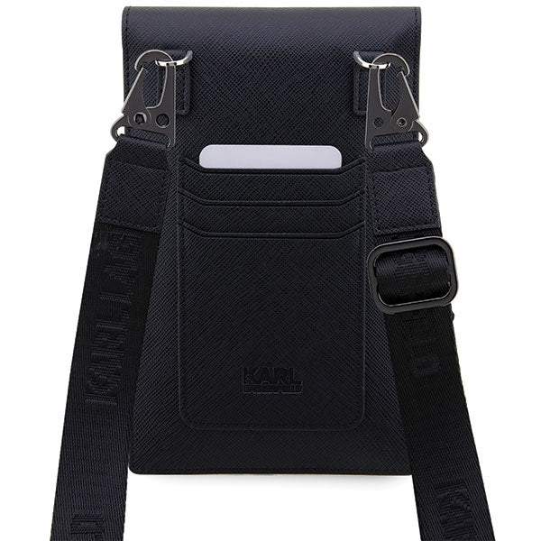 Karl Lagerfeld Handbag KLWBSAKCPMK black/black Saffiano Karl & Choupette