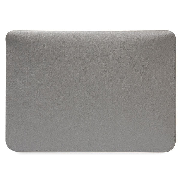 Karl Lagerfeld Saffiano Karl&amp;Choupette case for a 16" laptop - silver
