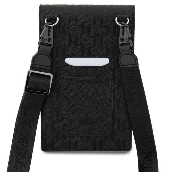 Karl Lagerfeld Case KLWBSAKHPKK Handbag - black Saffiano Monogram Ikonik