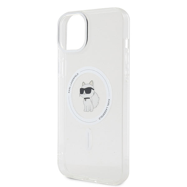 Karl Lagerfeld IML Choupette MagSafe case for iPhone 15 Plus - transparent