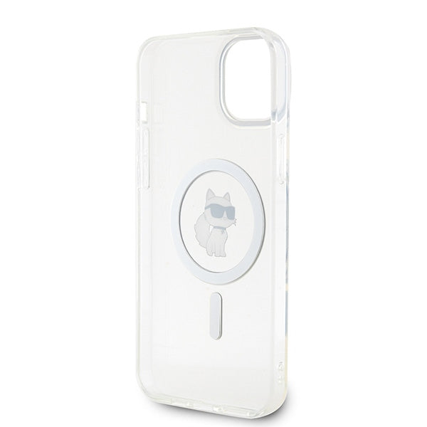 Karl Lagerfeld IML Choupette MagSafe case for iPhone 15 Plus - transparent