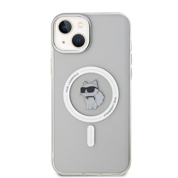 Karl Lagerfeld IML Choupette MagSafe case for iPhone 15 Plus - transparent