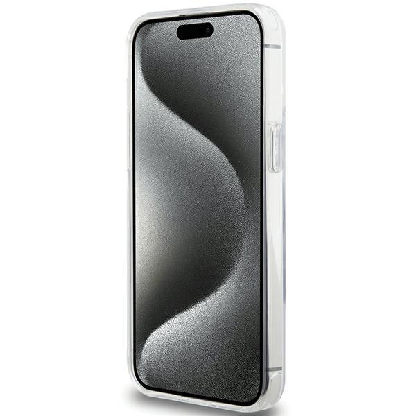 Karl Lagerfeld KLHMP15LHMRSKHH iPhone 15 Pro 6.1" white/white hardcase Ring Stand Karl Head MagSafe