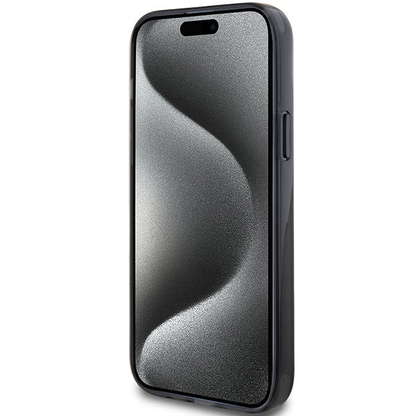 Karl Lagerfeld Ring Stand Karl&Choupette MagSafe case for iPhone 14 / 15 / 13 - black
