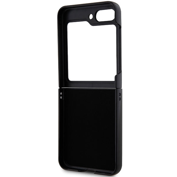 Karl Lagerfeld Saffiano Monogram Choupette Pin case for Samsung Galaxy Z Flip 5 - black