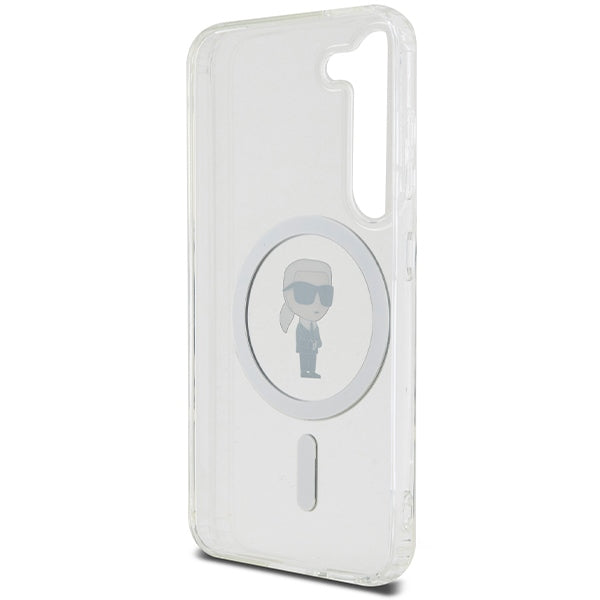 Karl Lagerfeld IML Ikonik MagSafe case for Samsung Galaxy S23 - transparent