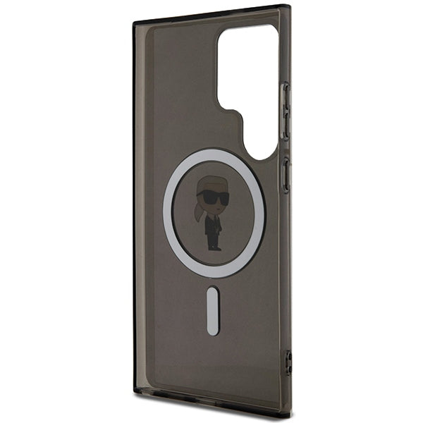 Karl Lagerfeld IML Ikonik MagSafe Case for Samsung Galaxy S24 Ultra - Black