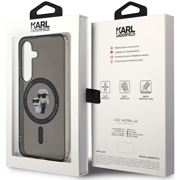 Karl Lagerfeld IML Karl&amp;Choupette MagSafe case for Samsung Galaxy S24 - black