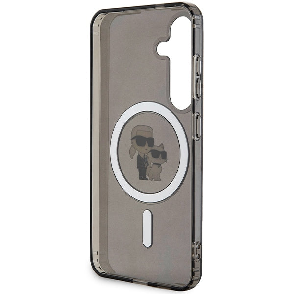 Karl Lagerfeld IML Karl&amp;Choupette MagSafe case for Samsung Galaxy S24 - black