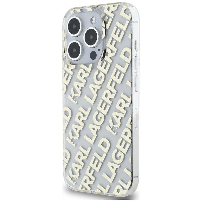 Karl Lagerfeld IML Fullover Logo case for iPhone 15 Pro - gold